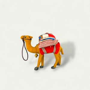 Miniature Brown Camel figurine, brown camel home decor, Middle Eastern camel sculpture, small camel decoration, camel collectible