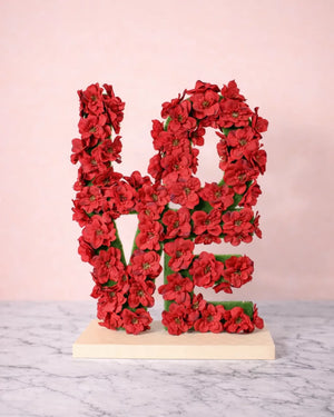 love letter artificial red arrangement artificial red roses gift romantic love letter flower arrangement valentine artificial red flower décor