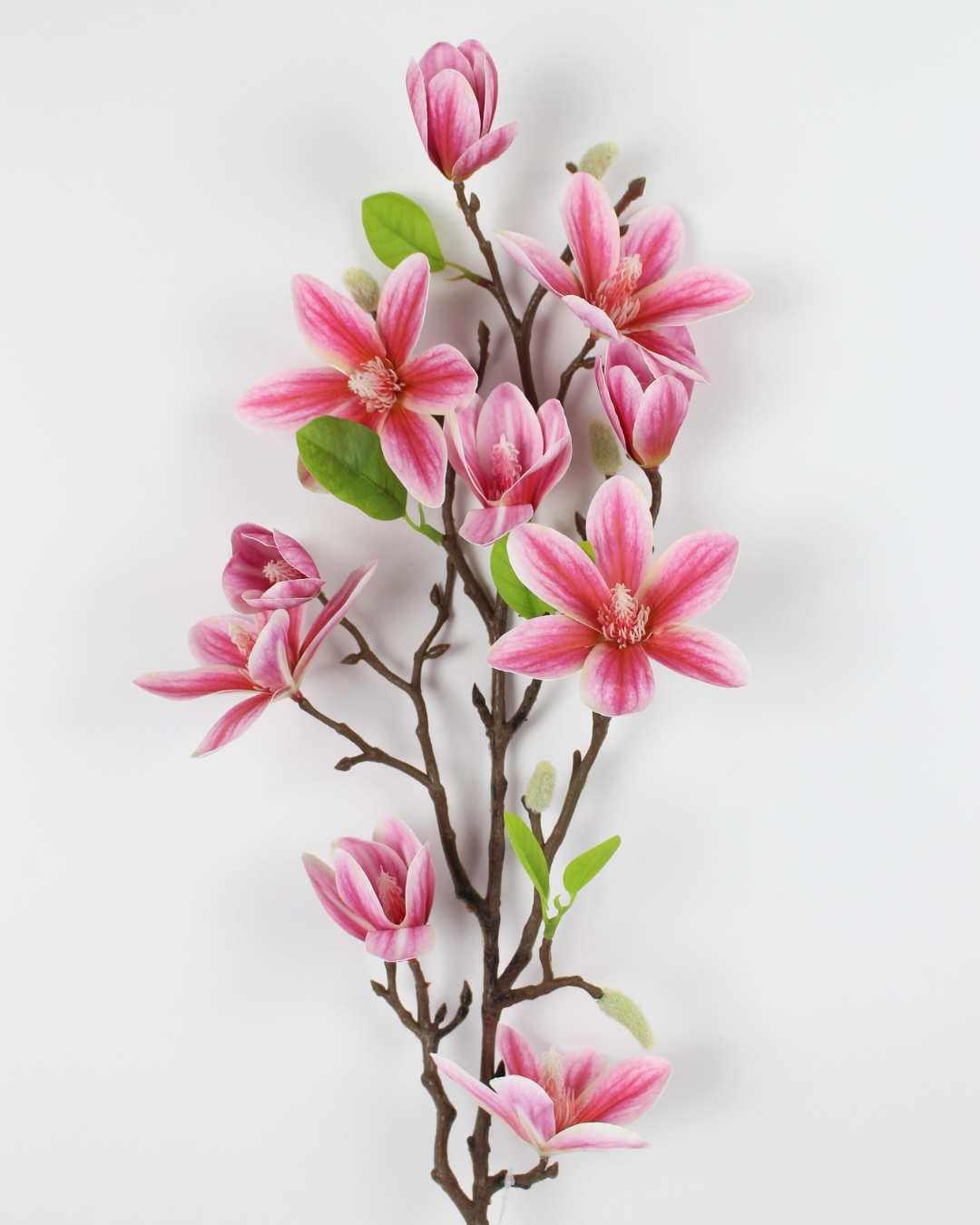 Artificial Magnolia Flower Stem | Realistic Faux Magnolia Bloom