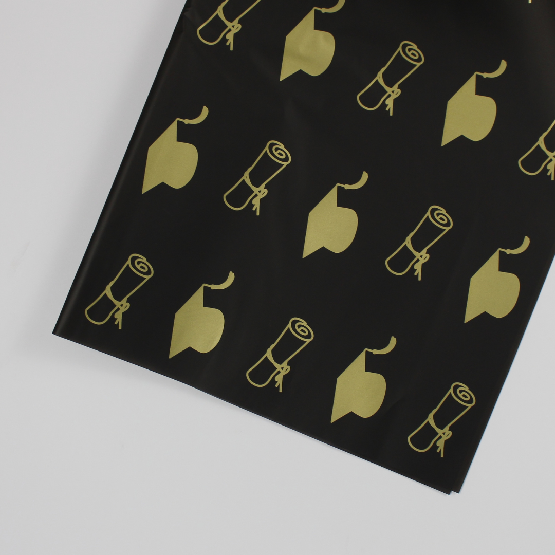 Graduation-Themed Wrapping Paper 20pcs/Pack | Gift Wrap for Graduation