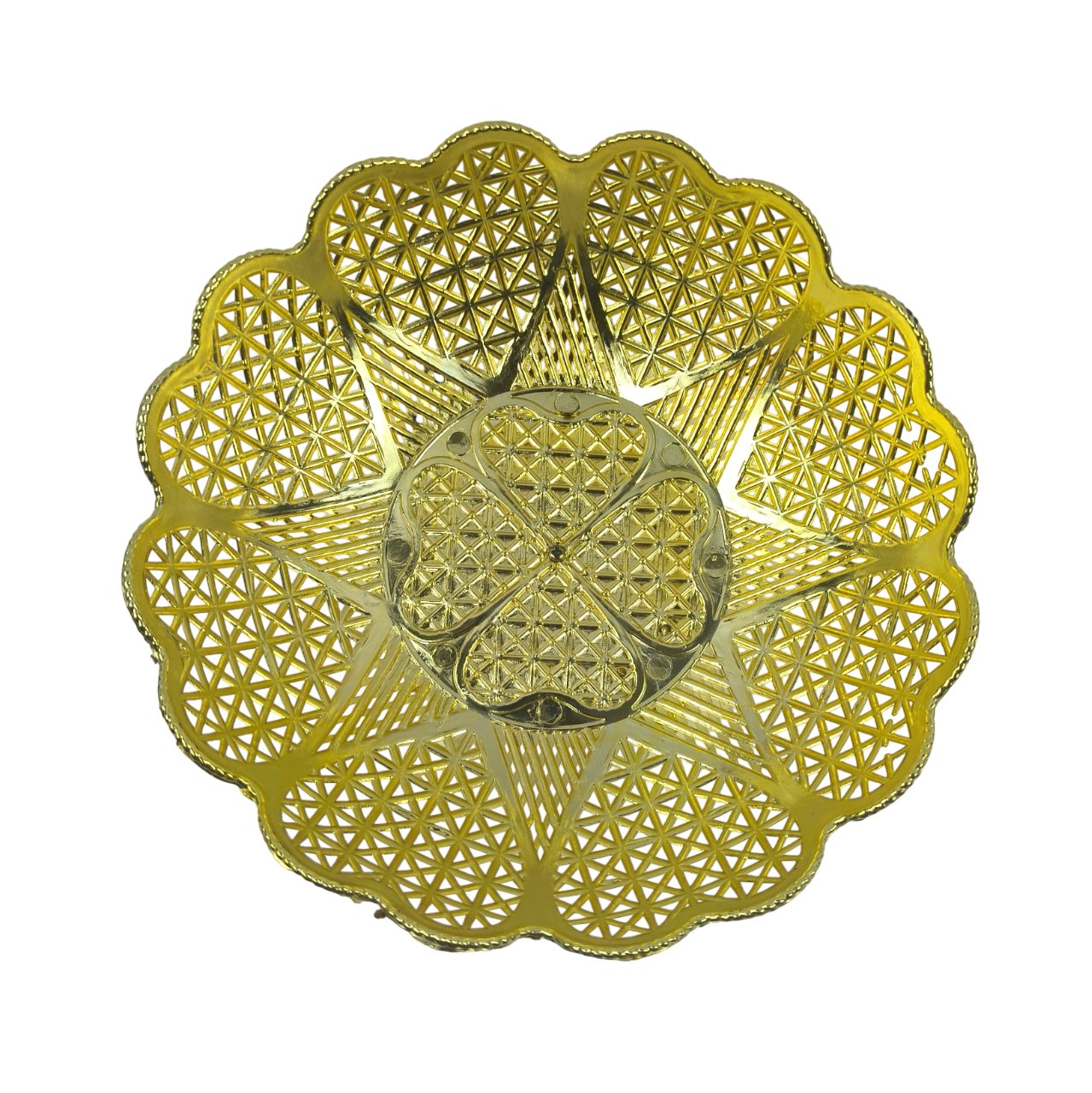 Charming Plastic Decorative Bowl - Ideal Gift for Ramadan & Wedding Celebrations, Small and Affordable.