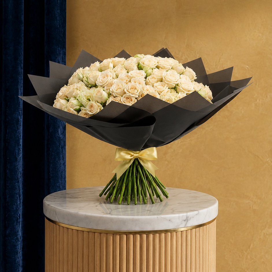 50-Piece Rose Bouquet | Luxury Romantic Flower Gift