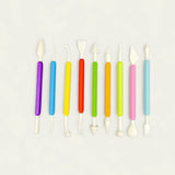 Icing modelling tool set, cake decorating tools, 18 shapes icing tools, baking tool set, cake decoration accessories