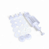 Cookie Press and Cake Decorator Set, Cookie Decorating Discs, Funnel Icing Tips