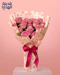 باقة ورود وردية ساحرة – تنسيق زهور فاخر