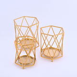 Golden Tealight Candle Holder