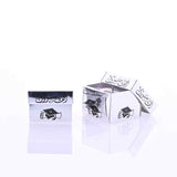 Graduation Favor Square Box - Silver-12 Pcs