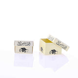 Graduation Favor Square Box - Beige-12 Pcs