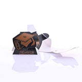 Graduation Favor Box - Black-50 Pcs
