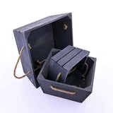 Wood Square Tray - 3 pcs/set