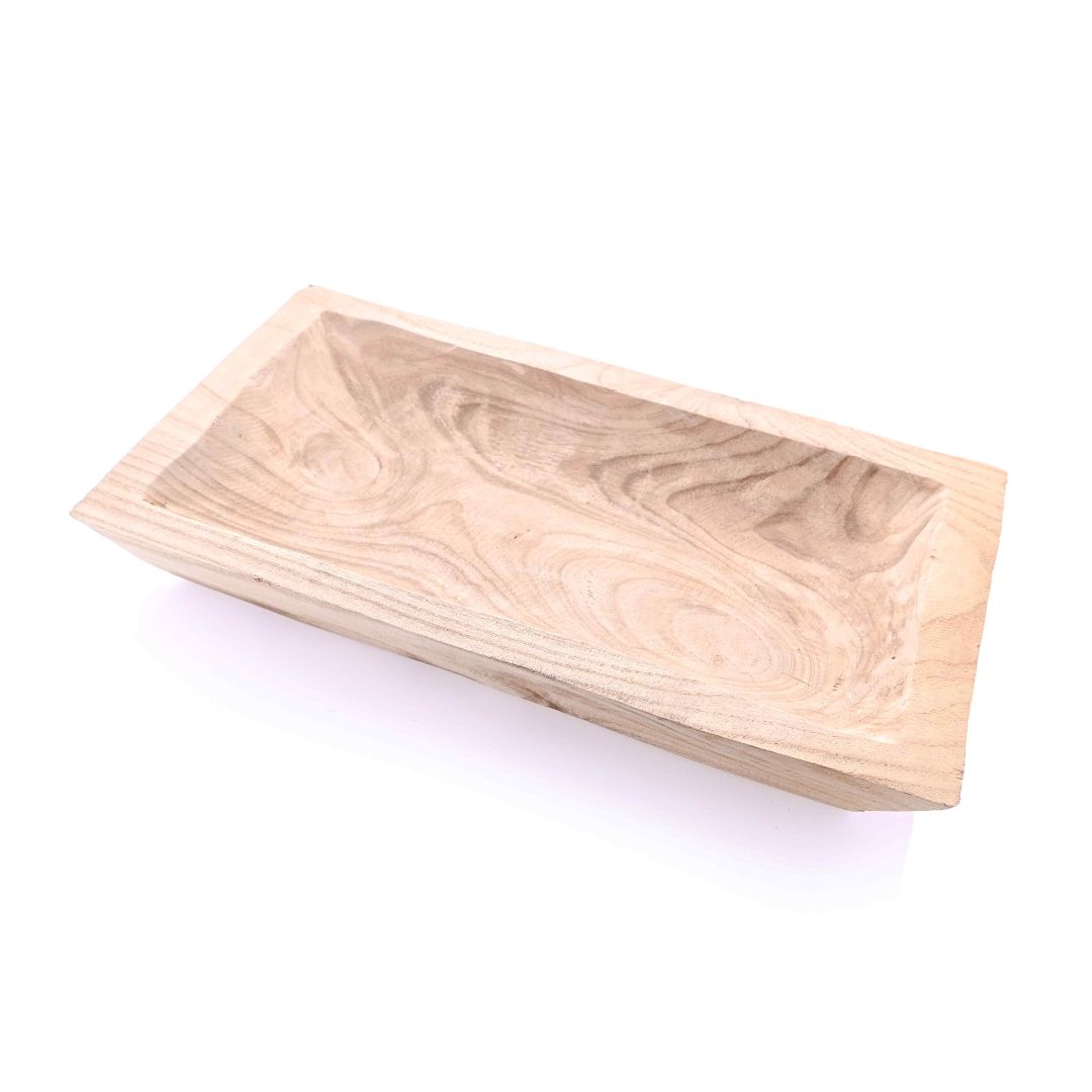 Natural Wood Tray -1 pc