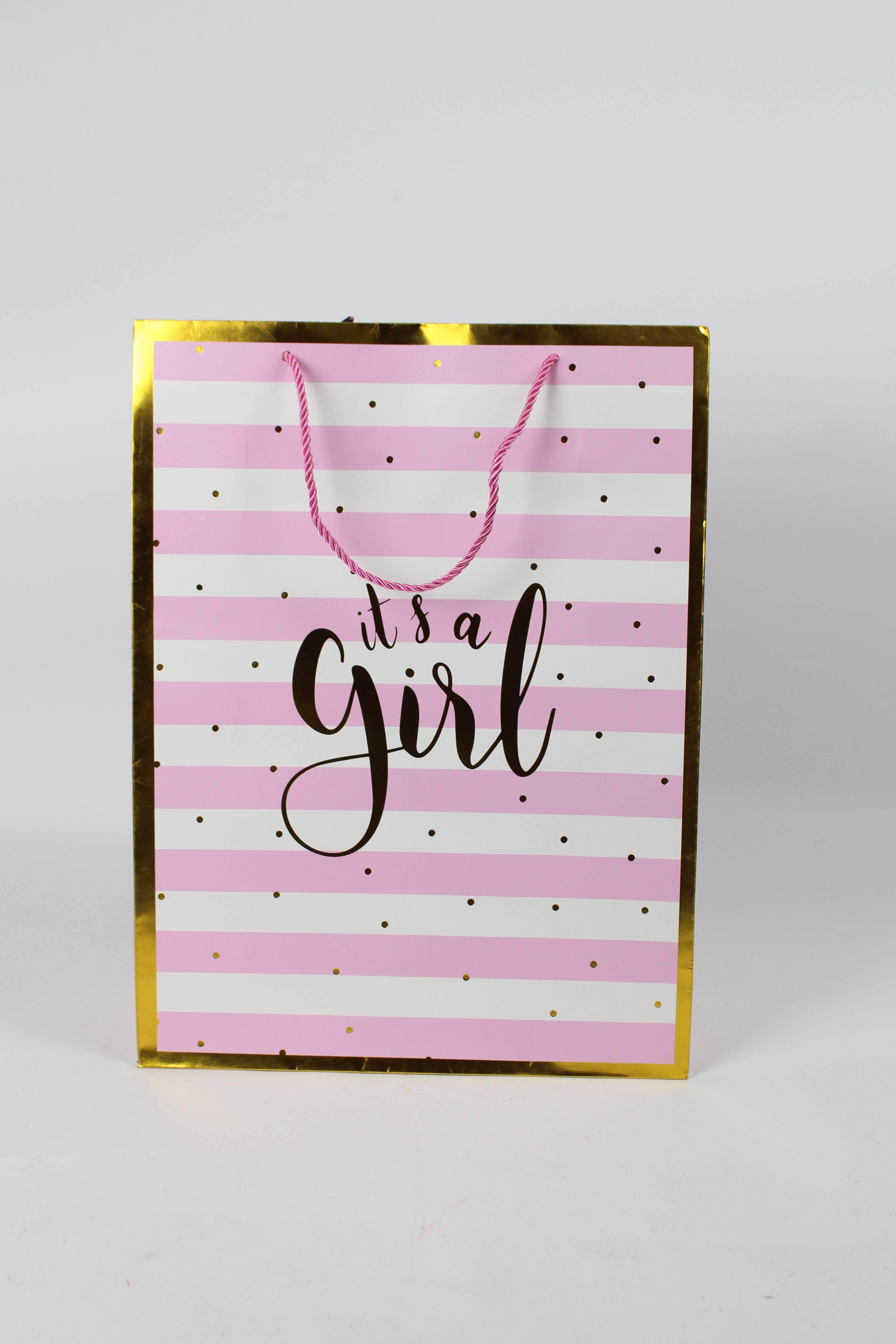 “It’s a Boy & It’s a Girl” Paper Bag with Handle | Baby Shower Gift Bags – 12pcs