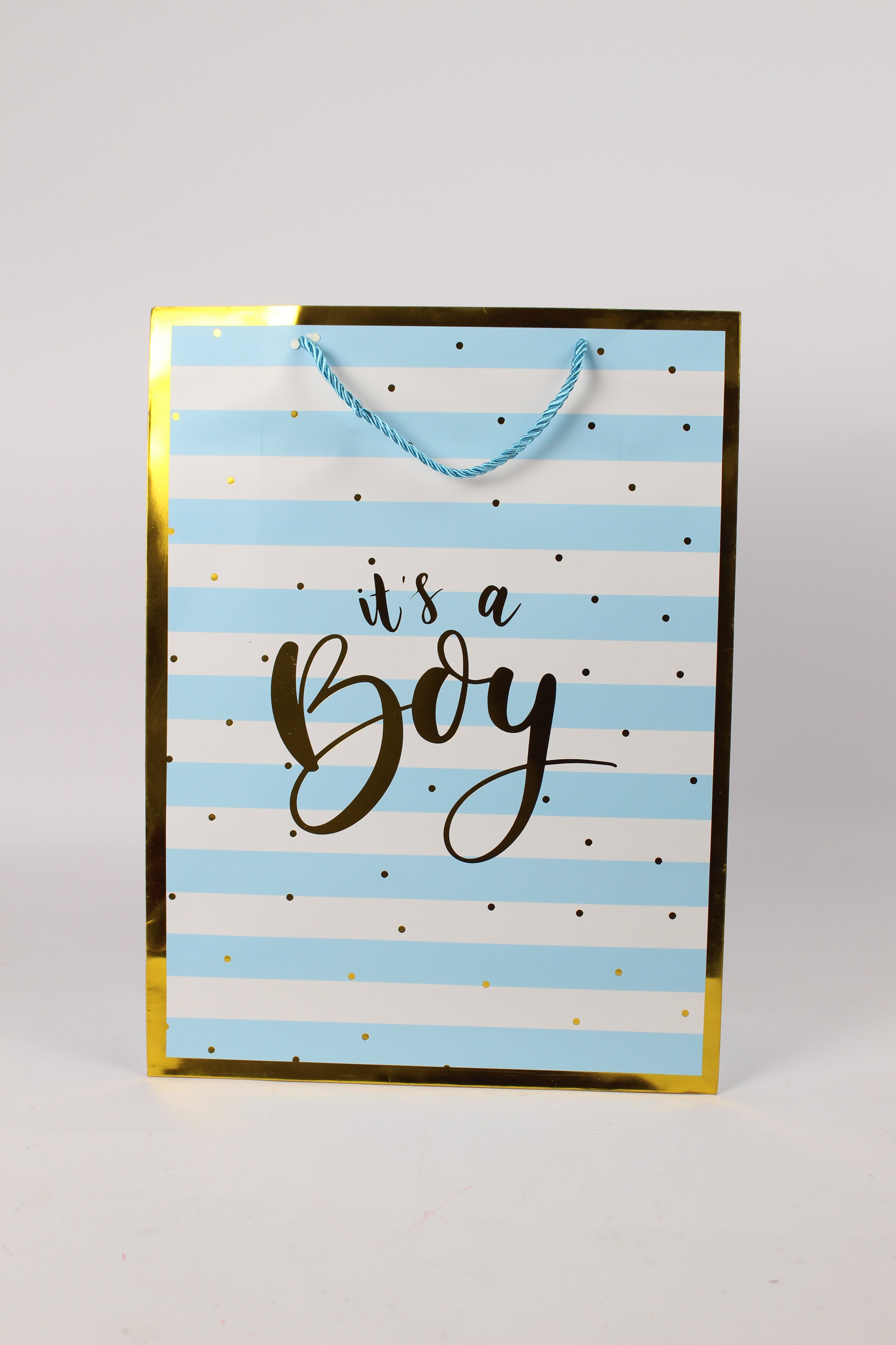 “It’s a Boy & It’s a Girl” Paper Bag with Handle | Baby Shower Gift Bags – 12pcs