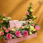 The Royal Blush  Premium Floral Gift Tray