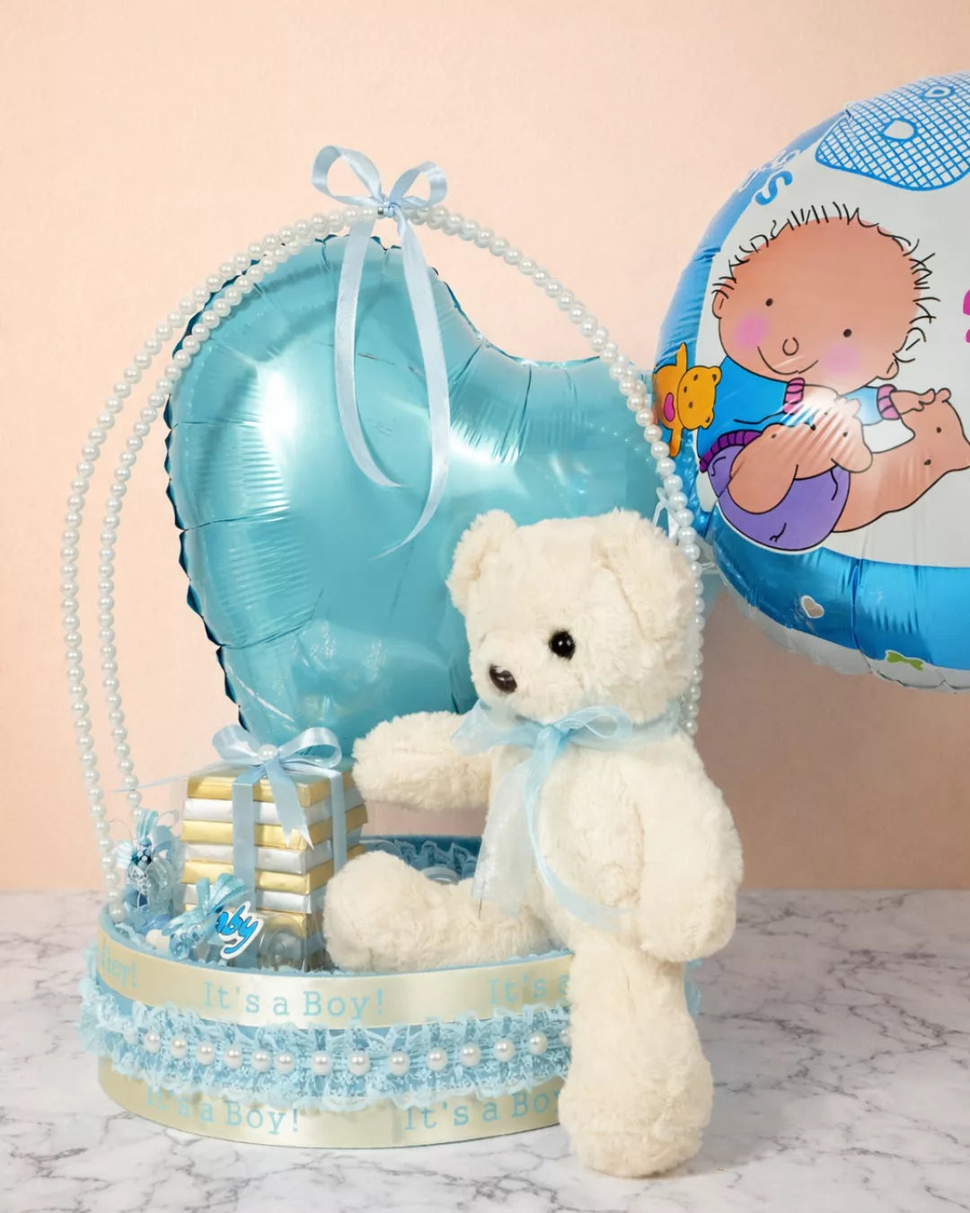 welcome baby boy chocolate hamper baby boy chocolate gift hamper newborn baby boy chocolate gift baby celebration chocolate arrangement