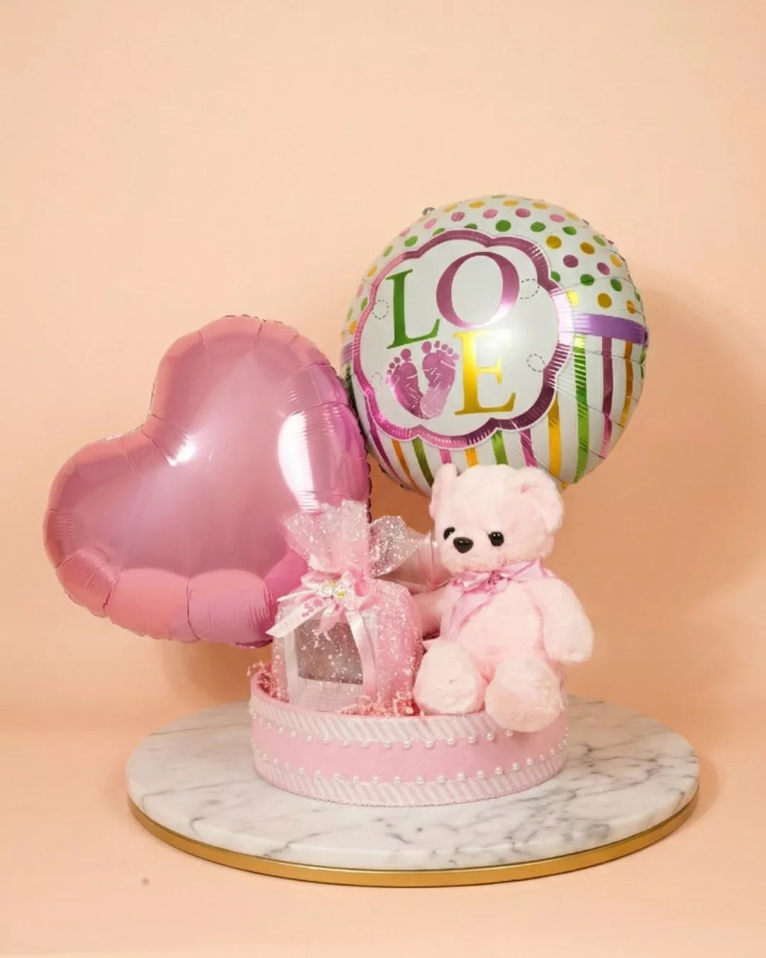 welcome baby girl chocolate hamper baby girl chocolate gift hamper newborn baby girl chocolate gift baby celebration chocolate arrangement