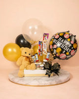 happy birthday candy hamper with teddy birthday candy gift with teddy bear kids birthday candy hamper birthday sweet hamper with teddy