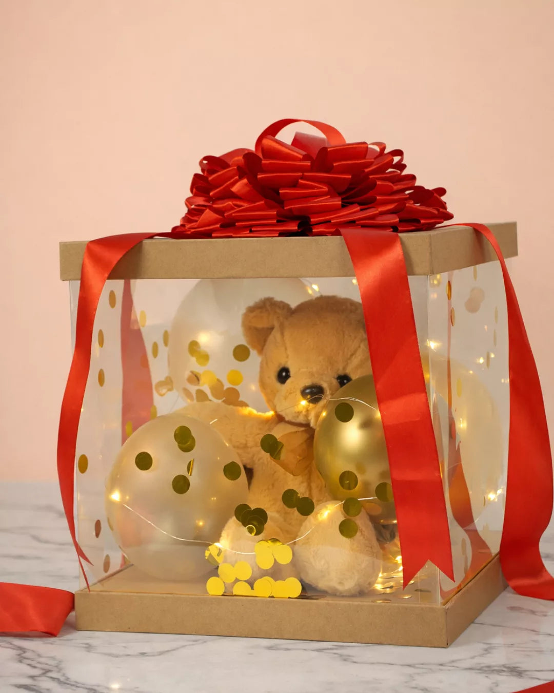 teddy and twinkle gift box cute teddy surprise box plush teddy gift box teddy gift for special occasions