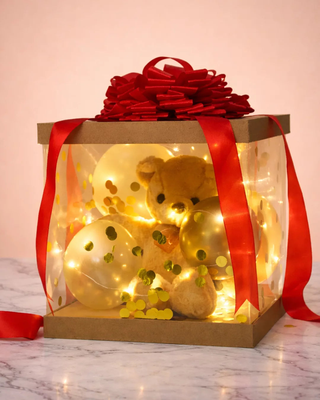teddy and twinkle gift box cute teddy surprise box plush teddy gift box teddy gift for special occasions