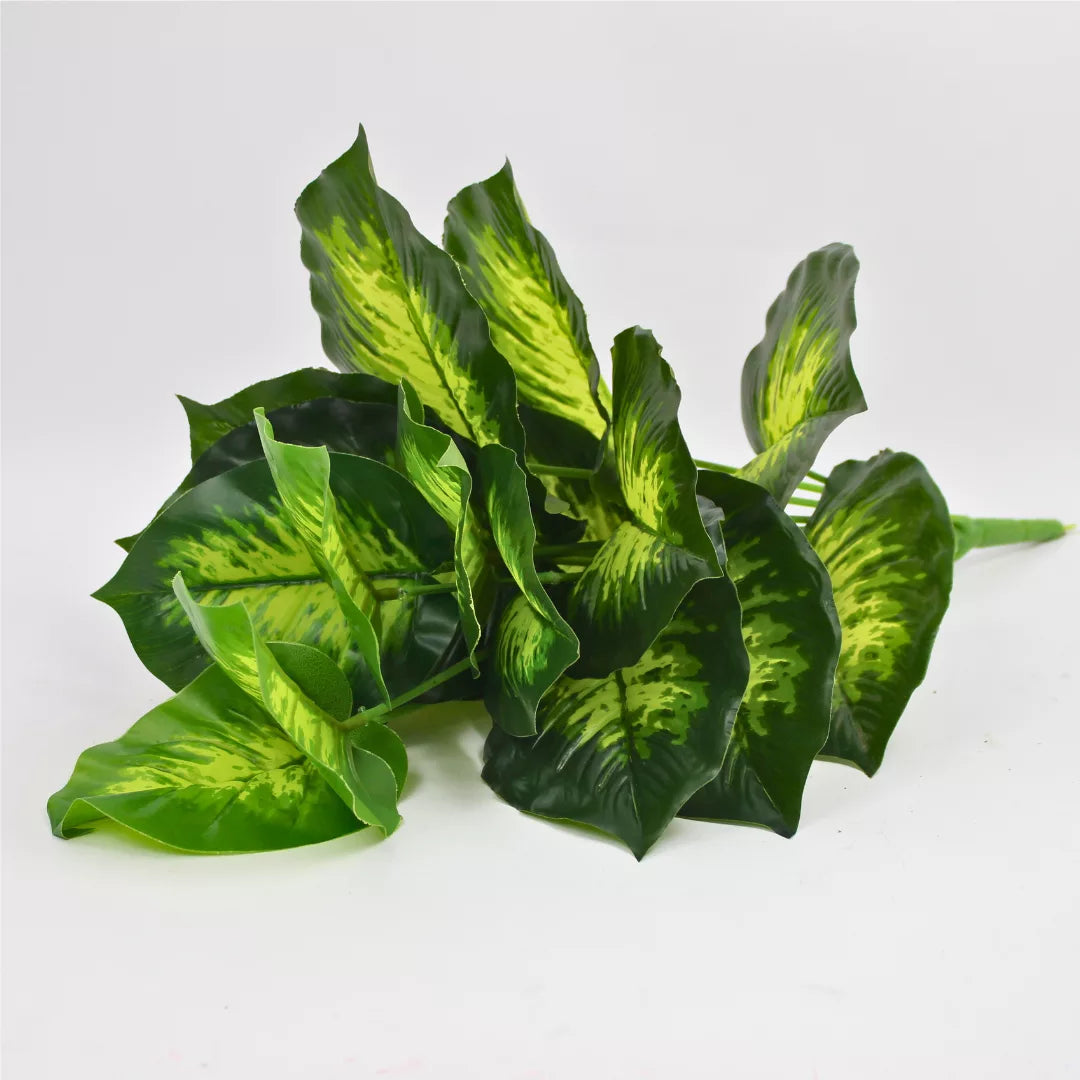 dieffenbachia artificial plant fake dieffenbachia plant 18 stems artificial dieffenbachia for home decor dieffenbachia artificial plant without po