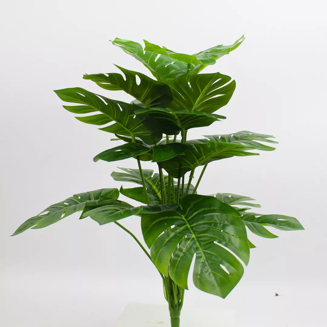 artificial monstera plant tree fake monstera plant 18 stems artificial monstera plant for home decor monstera artificial plant without pot