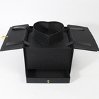 Bloom & Surprise – Pull-Up Heart-Shaped Flower Box with Drawer