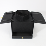Bloom & Surprise – Pull-Up Heart-Shaped Flower Box with Drawer