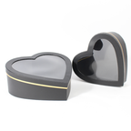 Heart Shaped 2-Piece Gift Box Set with Transparent Top