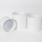 3-Piece Tall Round Boxes Without Lid for Gift Hamper and Flower Arrangement