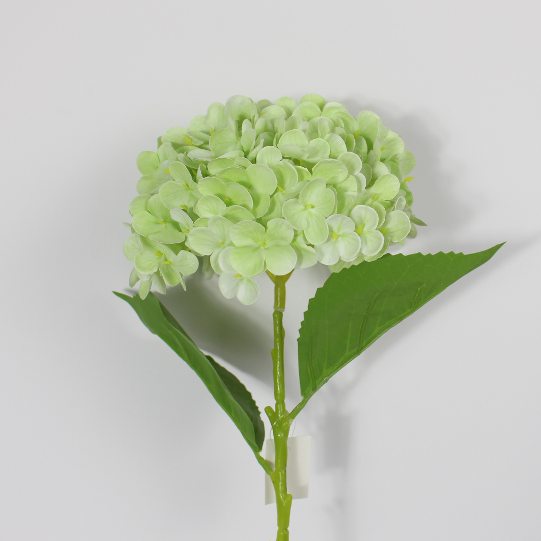 Artificial Single Head Hydrangea Flower Stick | Realistic Faux Flower