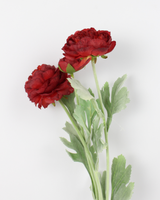 Artificial Ranunculus Blooms Flower Stick | Realistic Faux Flower