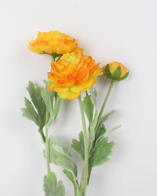Artificial Ranunculus Blooms Flower Stick | Realistic Faux Flower