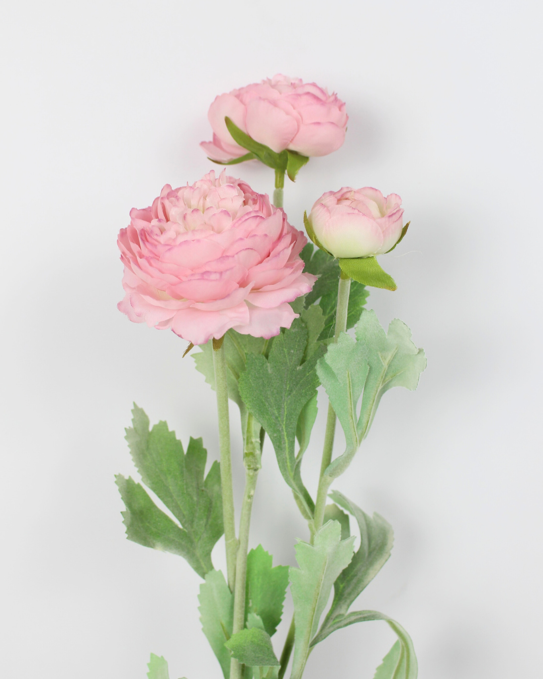 Artificial Ranunculus Blooms Flower Stick | Realistic Faux Flower