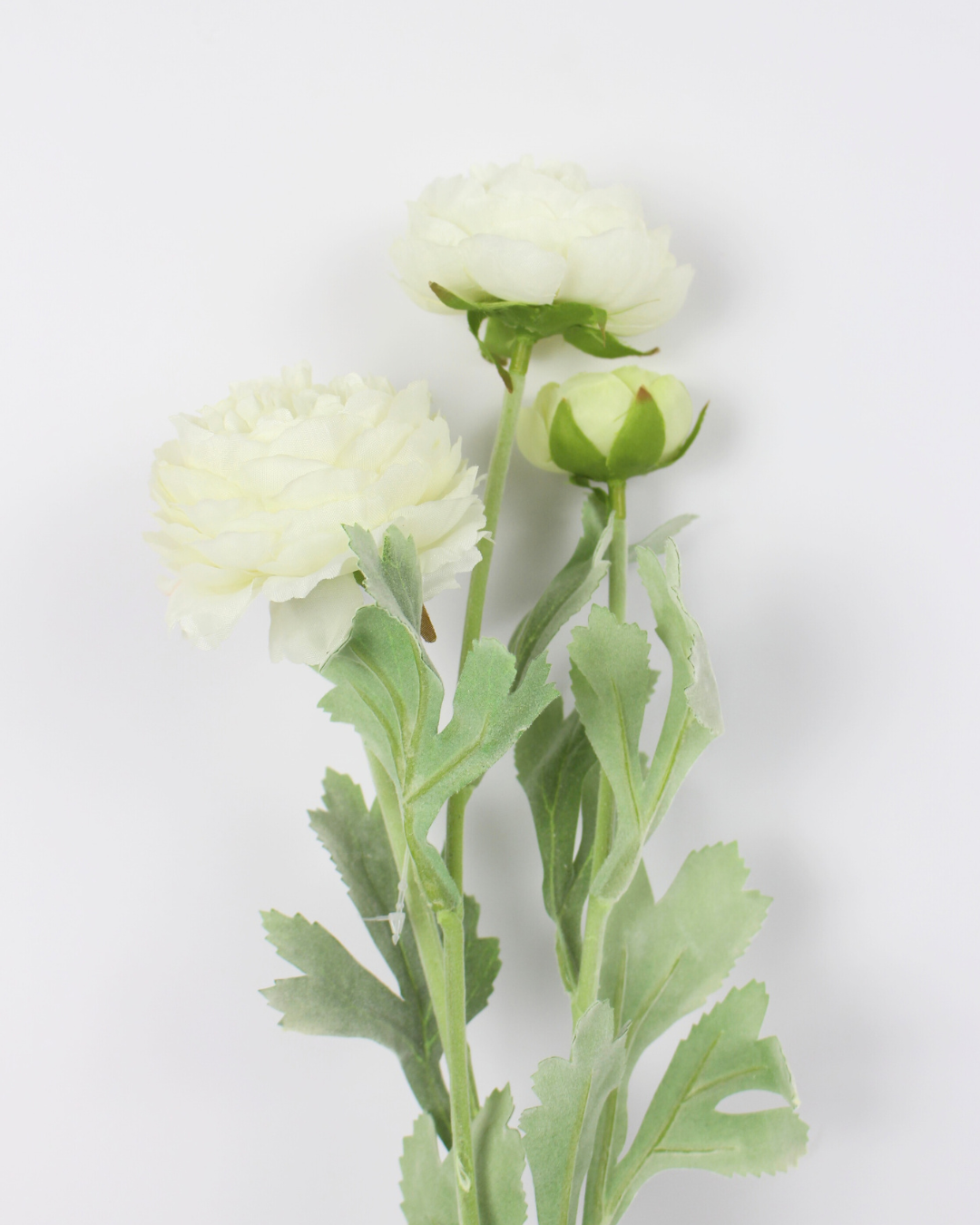 Artificial Ranunculus Blooms Flower Stick | Realistic Faux Flower