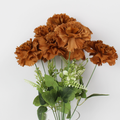 Artificial Carnation Flower Bunch | Realistic Faux Carnation Flowers