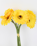 Artificial Gerbera Daisy Flower Bunch | Realistic Faux Gerbera Flowers