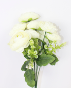 Artificial Persian Buttercup Flower Bunch | Realistic Faux Ranunculus