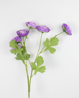 Artificial Persian Buttercup Flower Stick | Realistic Faux Ranunculus