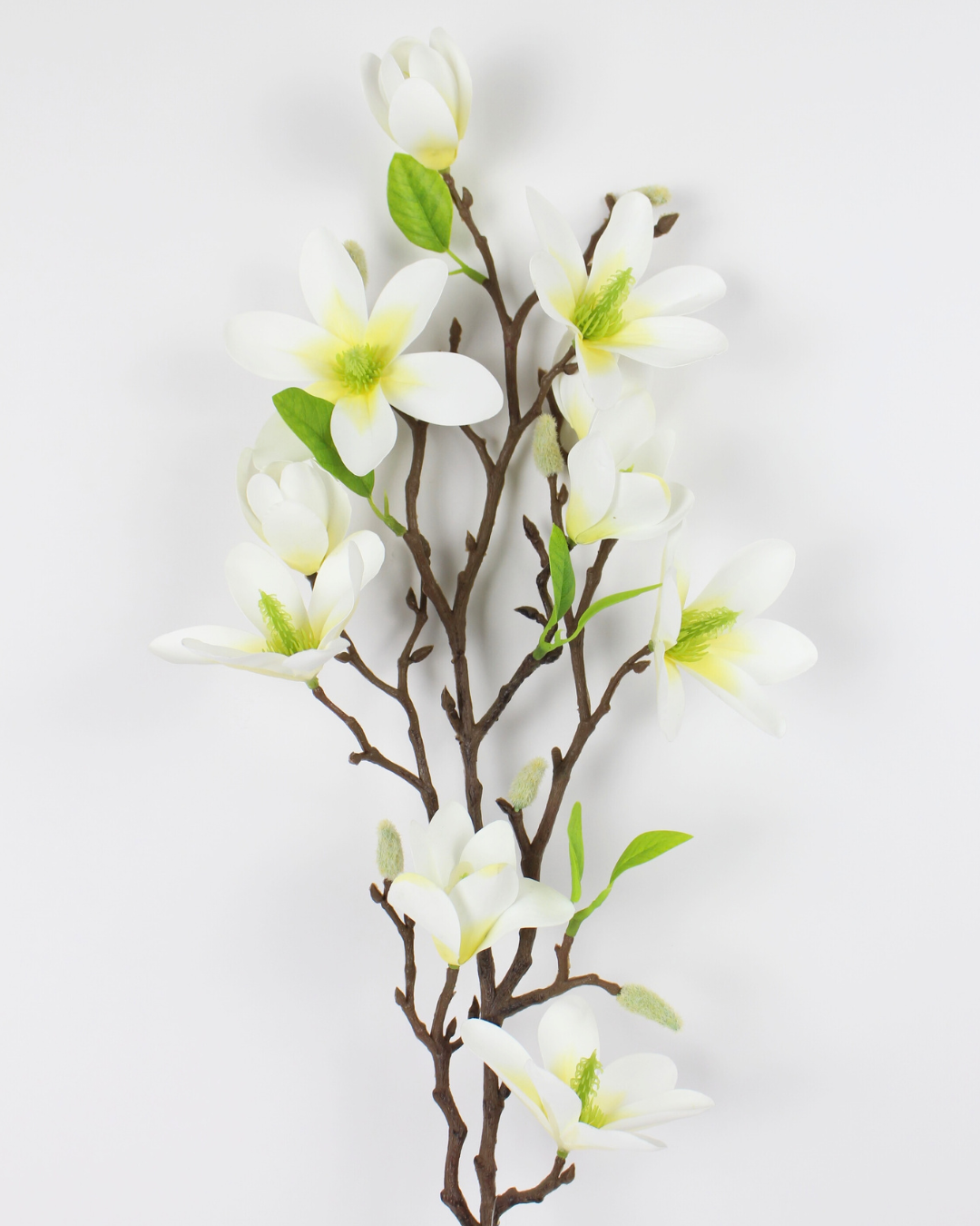 Artificial Magnolia Flower Stem | Realistic Faux Magnolia Bloom
