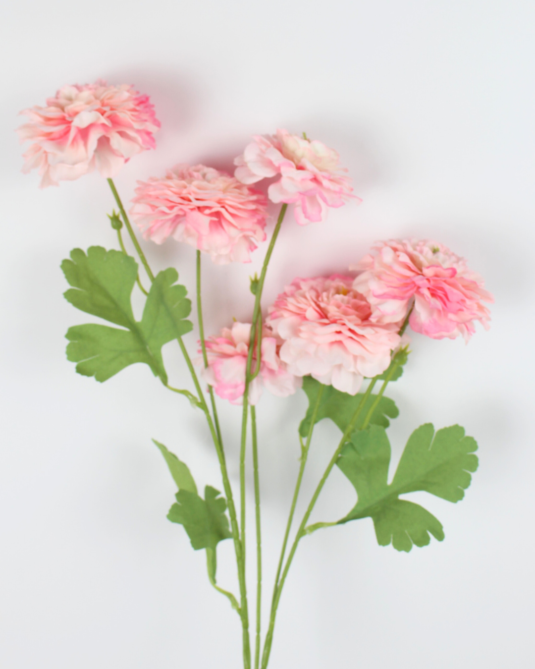 Artificial Ranunculus Flower Stick | Realistic Faux Ranunculus Bloom