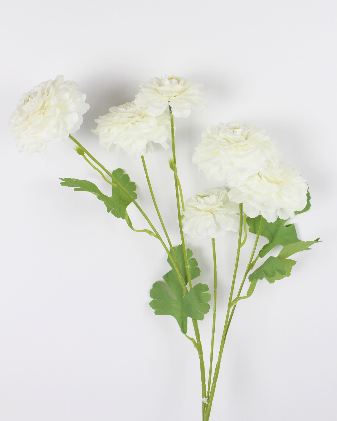 Artificial Ranunculus Flower Stick | Realistic Faux Ranunculus Bloom