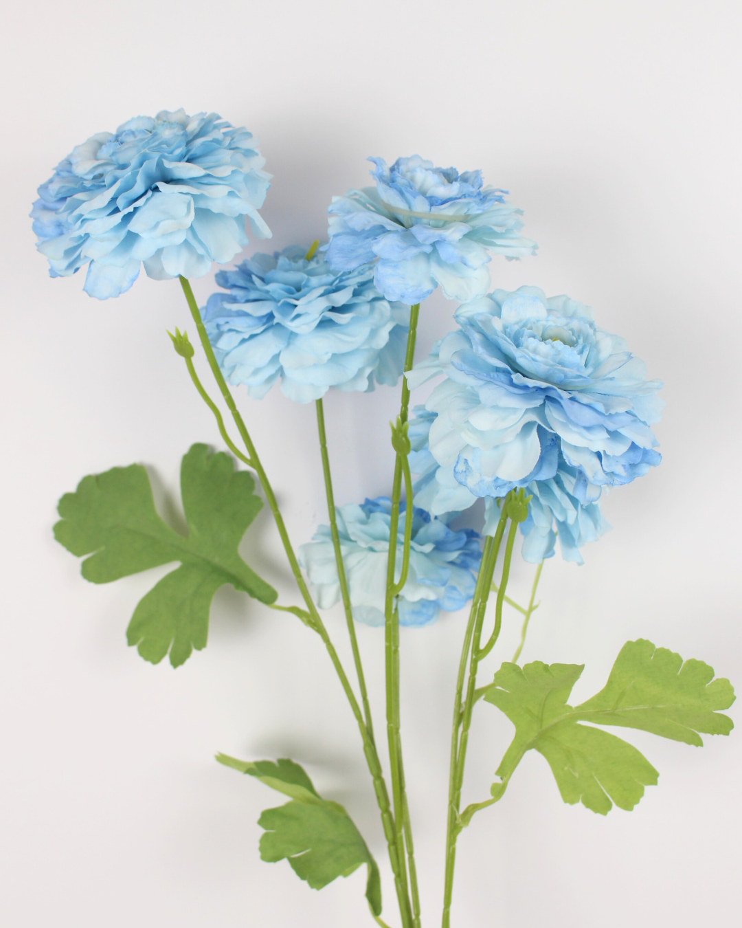 Artificial Ranunculus Flower Stick | Realistic Faux Ranunculus Bloom