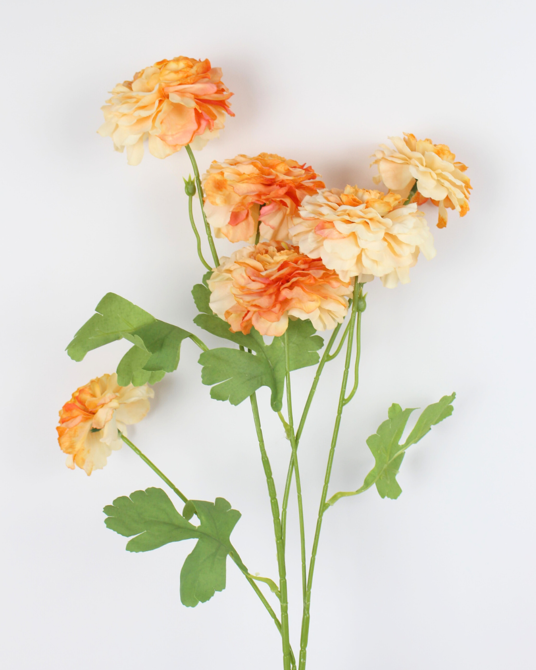 Artificial Ranunculus Flower Stick | Realistic Faux Ranunculus Bloom