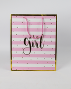 “It’s a Boy & It’s a Girl” Paper Bag with Handle | Baby Shower Gift Bags – 12pcs