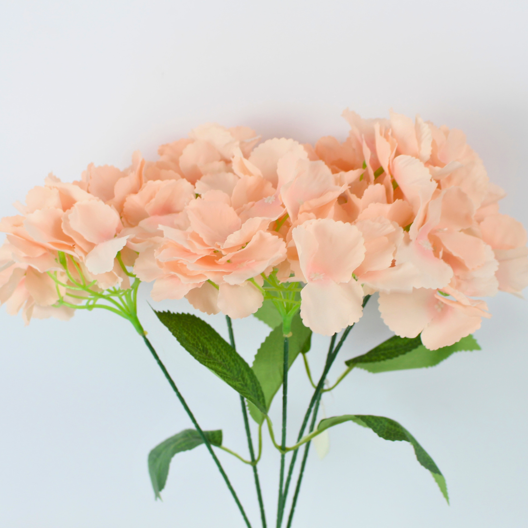 Artificial Hydrangea Flower Stem | Realistic Silk Flower for Décor & Weddings