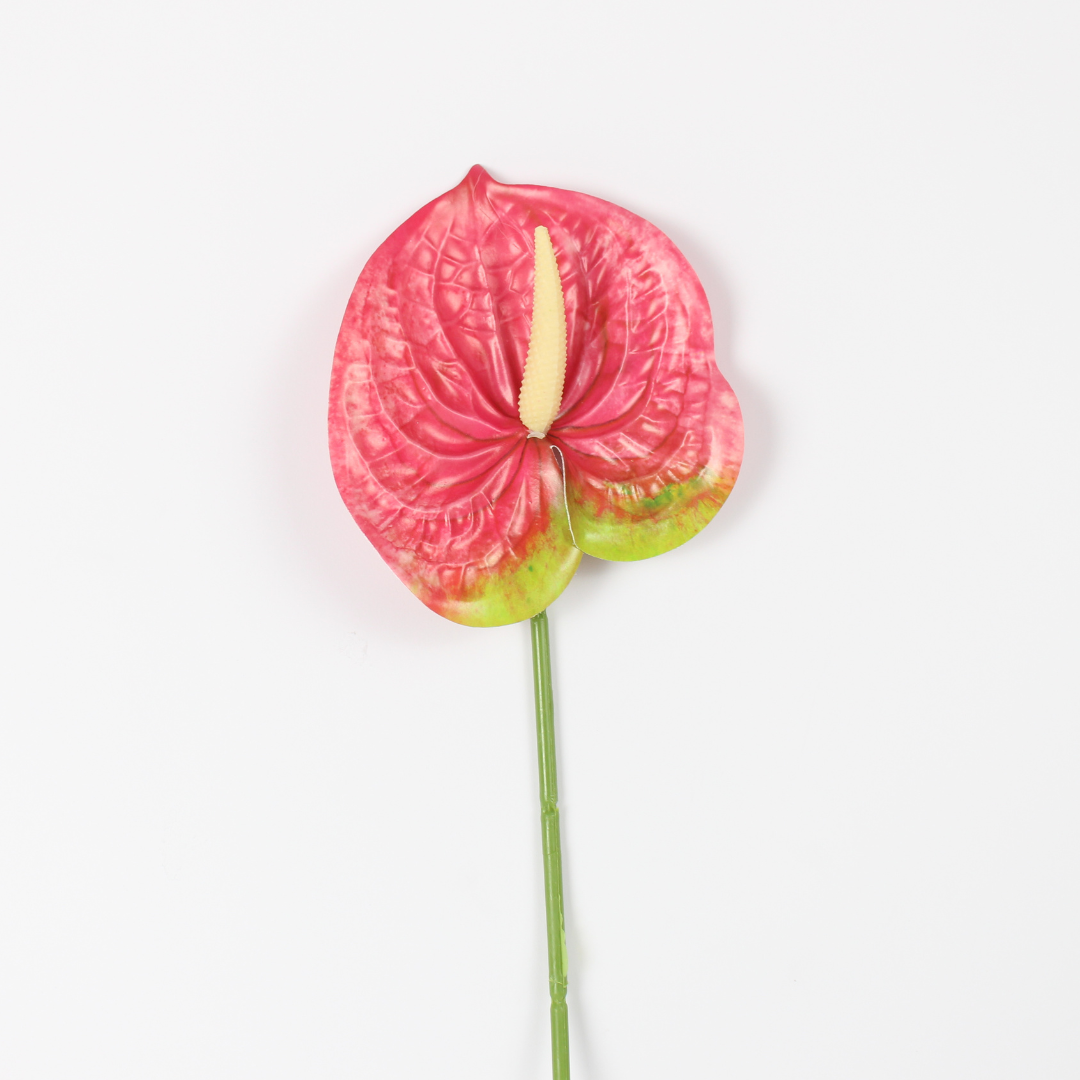 Artificial Anthurium Flower Stem | Realistic Silk Flower for Décor & Weddings