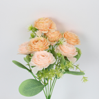 Artificial Buttercup Flower with Bud | Fake Ranunculus Floral Stem