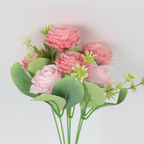 Artificial Buttercup Flower with Bud | Fake Ranunculus Floral Stem