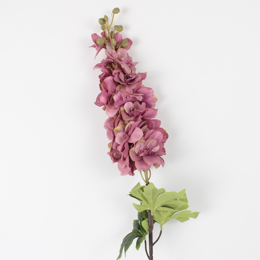 Artificial Delphinium Stick Flower | Tall Silk Decorative Flower Stem