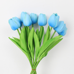 Realistic Artificial Tulips Flower | Silk Tulip Decorative Stem